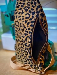 Image 5 of Plush Leopard Mini Traveler's Sling