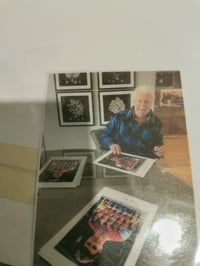 Image 2 of Charlie Aitken signed photo with  FREE Gone to Europe sign