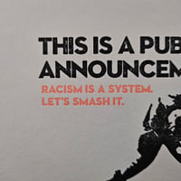 Image 2 of Smash Racism / art print