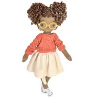 Image 1 of Oaklynn Handmade Linen Doll (PREORDER ITEM-SHIP DATE ON OR BEFORE DECEMBER 9, 2024)