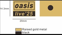 Oasis live 25 badge