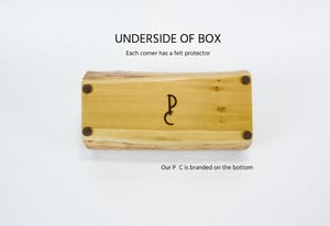 Image of Maple Wood Rustic Keepsake box, County Style Gift Box, Rustic Home Decor, Wooden Treasure