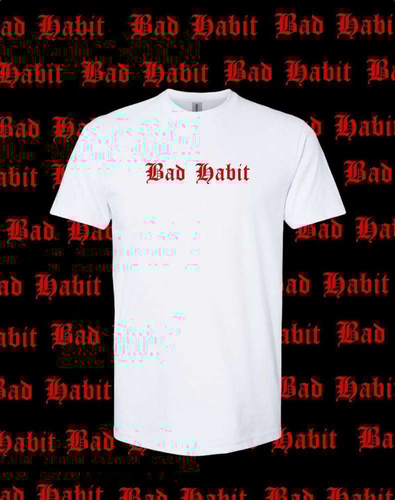 Image of Bad Habit T Shirt  Jade Helliwell X Mamma Established Collaboration *Limited Edition*