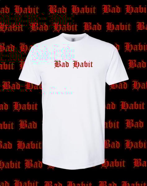 Image of Bad Habit T Shirt  Jade Helliwell X Mamma Established Collaboration *Limited Edition*