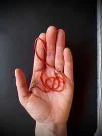 Image 1 of TINY RED NECKLACE