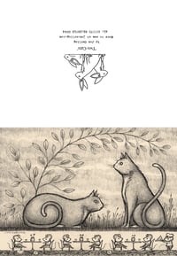 Image 3 of 'Two Cats' Greeting Card