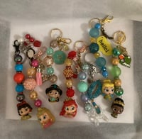 Image 1 of Beaded Book Dangles/Keychains