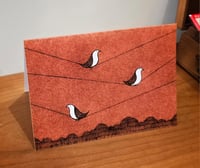 Image 1 of 'Three Birds' Greeting Card