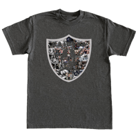 Image 1 of "Shield Of Honor" By 3 Kings in Charcoal Heather Shirt