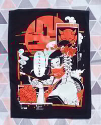 Image 3 of Oni Geisha cyber punk t-shirt