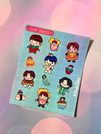 Image 1 of Ssap Dance Sticker Sheet