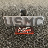 Image 1 of USMC Hitch Cover - Two Layers