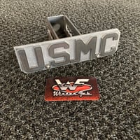 Image 4 of USMC Hitch Cover - Two Layers