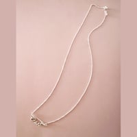 Image 2 of “OUI” Necklace- Silver-made to order