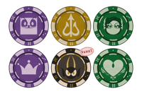 Image 3 of King Dice Poker Face Sticker