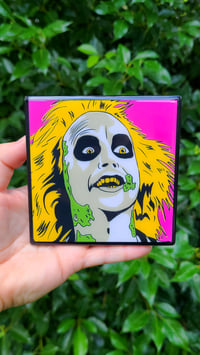 Image 1 of Beetlejuice Pop Art Craft Coaster 