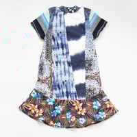 Image 13 of NFL football team chiefs bears 3T 4T 8/10 courtneycourtney patchwork tshirt dress made in chicago