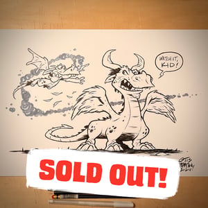 THE DRAGONS OF WESTMARCH: “Annoyed” Original Art by Otis Frampton