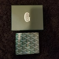 Image 1 of Goyard Wallet Green 2024