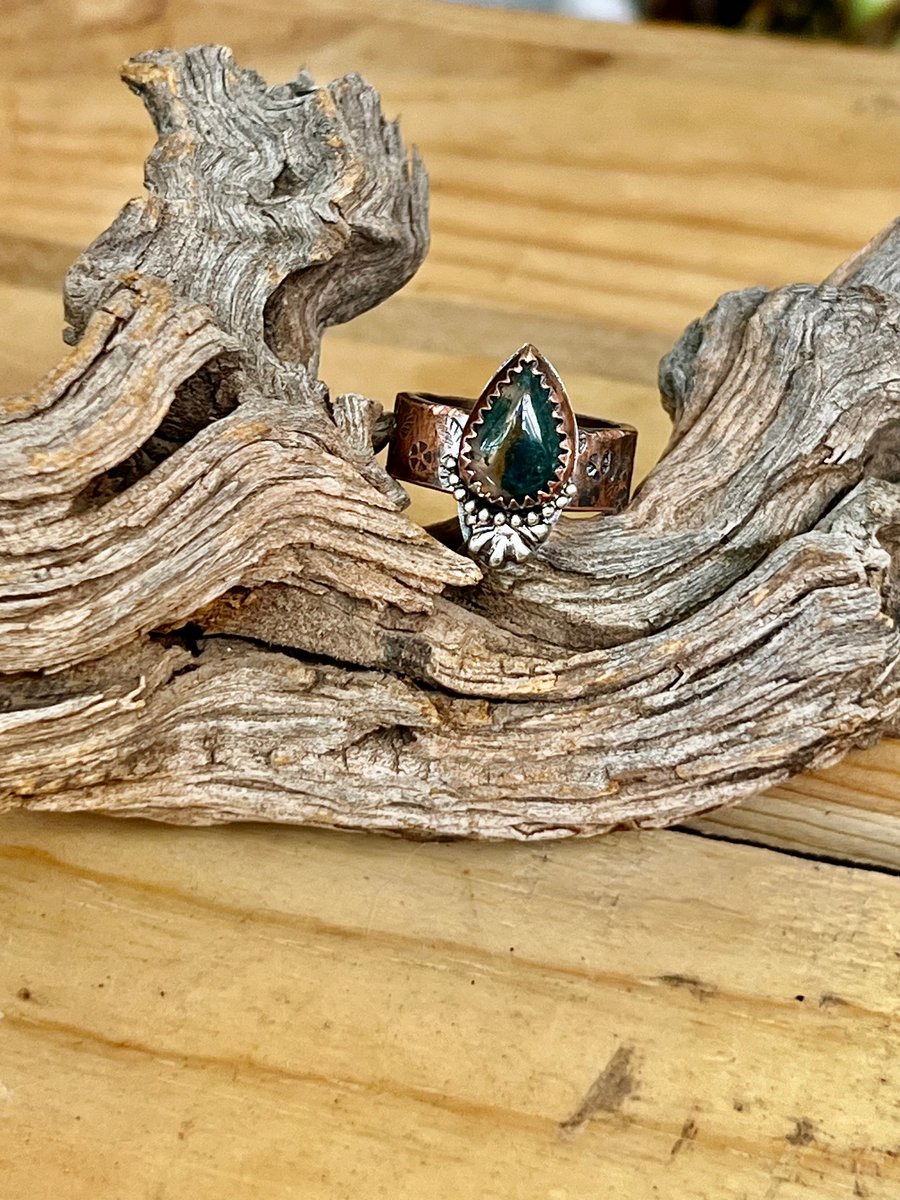 Image of Moss Agate Ring