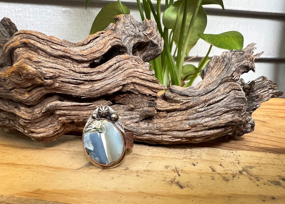 Image of Blue Calcite Ring