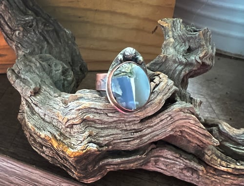 Image of Blue Calcite Ring