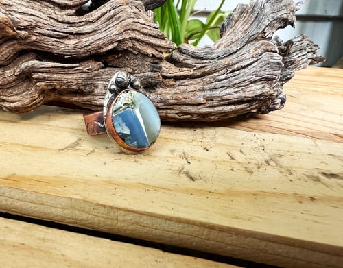 Image of Blue Calcite Ring