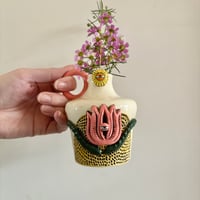 Image 2 of Pink Lotus - Ceramic Bud Vase