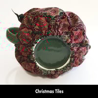 Image 6 of Traditional Round Tea Cozy - Christmas Tiles