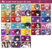 NIJI EN Credit Card Skin cover