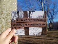 Image 1 of Same Old Mistakes / Glorious New Mistakes postcards