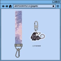 Possum Keychain + Lanyard [PRE-ORDER]