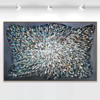 Image 1 of Noir 8 - 150x90cm, Framed