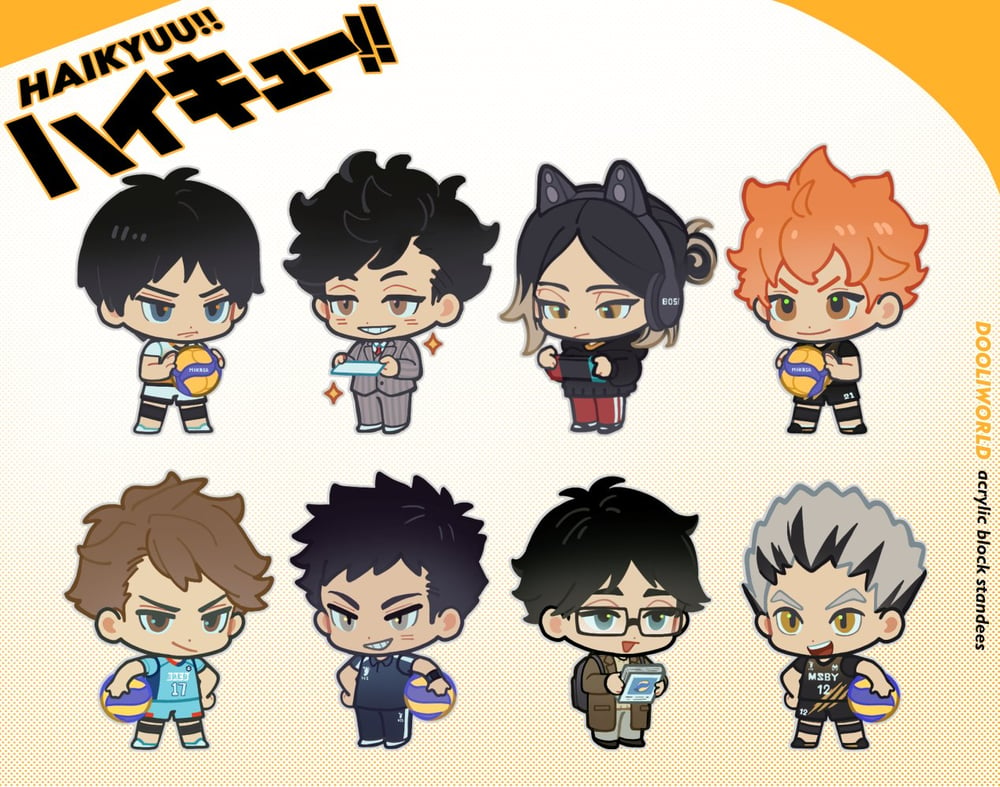 [Dooli] Haikyuu Acrylic Block Standees