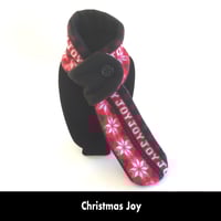 Image 1 of Quick Release Fleece Scarf - Christmas Joy
