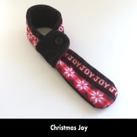 Image 4 of Quick Release Fleece Scarf - Christmas Joy