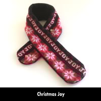 Image 5 of Quick Release Fleece Scarf - Christmas Joy
