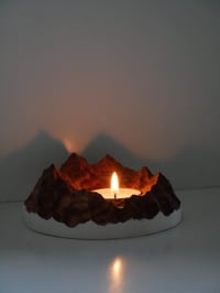 Image 3 of Bougeoir "LUZ" en chêne sculpté 