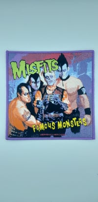 Misfits - Famous Monsters Purple Border Patch