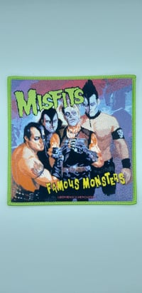 Misfits - Famous Monsters Green Border Patch