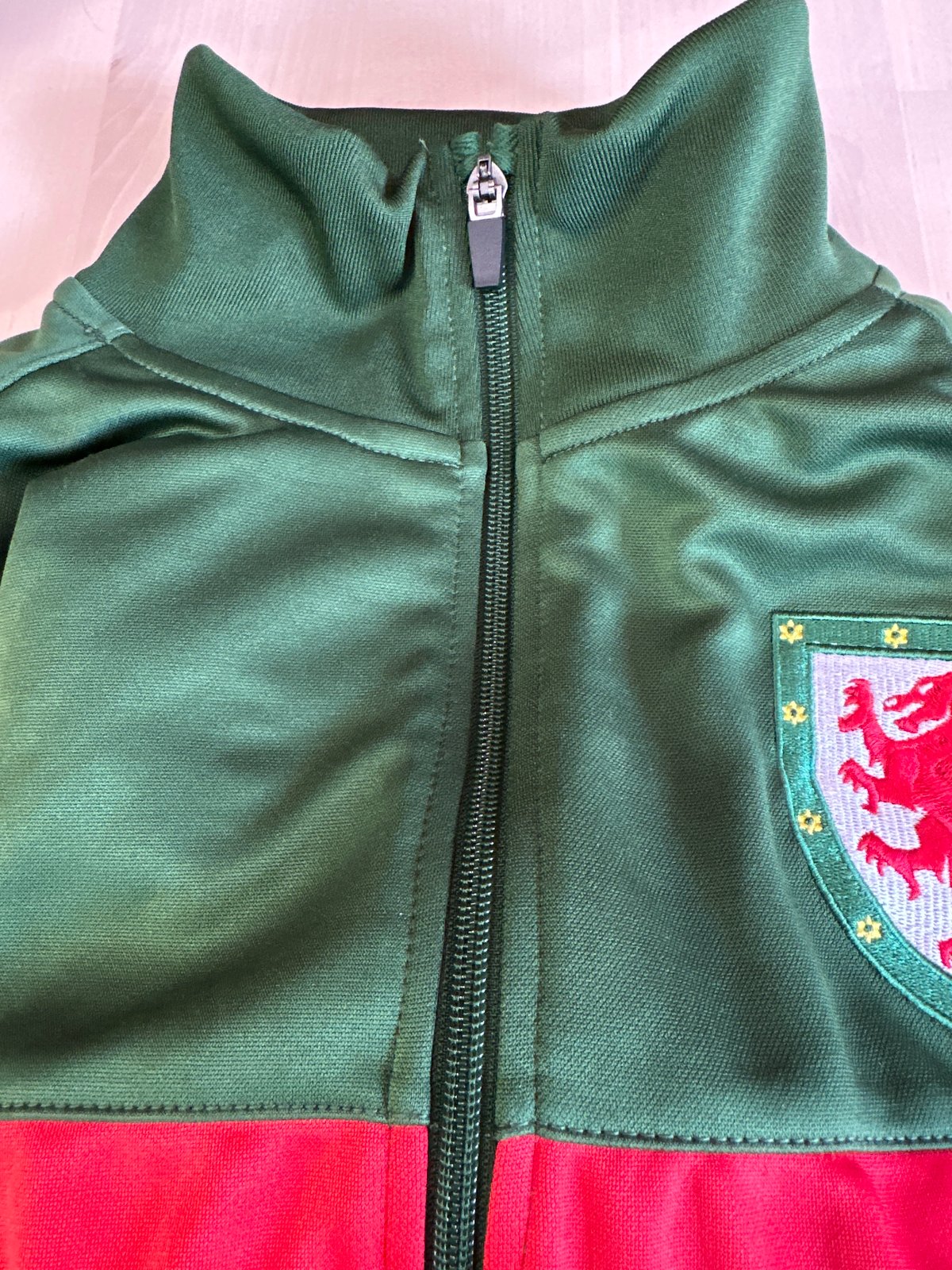 Image of SO58 X Cymru Vintage Track Top Green 