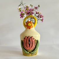 Image 1 of Pink Lotus II - Ceramic Bud Vase