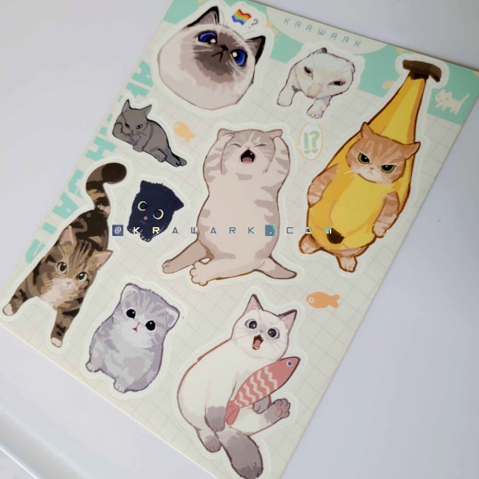 CAT! stickers