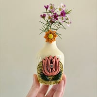 Image 1 of Pink Lotus IV - Ceramic Bud Vase