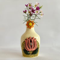 Image 2 of Pink Lotus IV - Ceramic Bud Vase