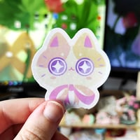 Image 2 of Holo Sticker - Fancy Cats