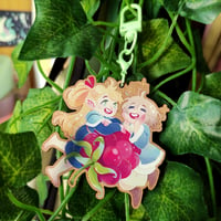 Image 3 of Farcille Strawberry - Wooden Keychain