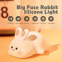 Big Face Rabbit Silicone Light