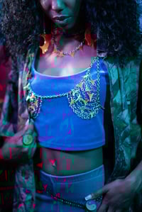 Image 1 of Sandía Chameleon Chain Bikini Top