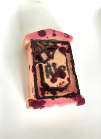 Image 1 of Here Lies…Tombstone Bathbomb Handmade Vegan Headstone Halloween Horror Spooky Bath Products Gifts